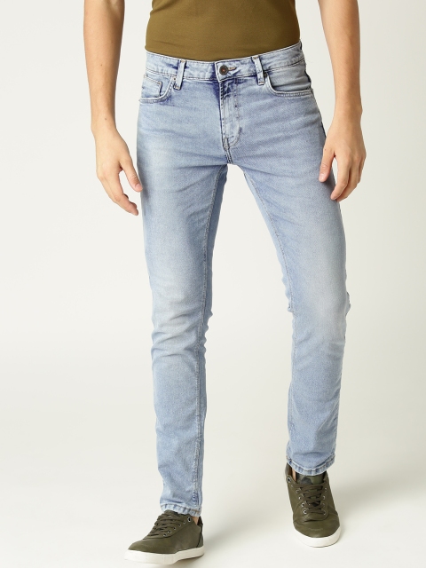 

United Colors of Benetton Men Blue Skinny Fit Mid-Rise Clean Look Stretchable Jeans