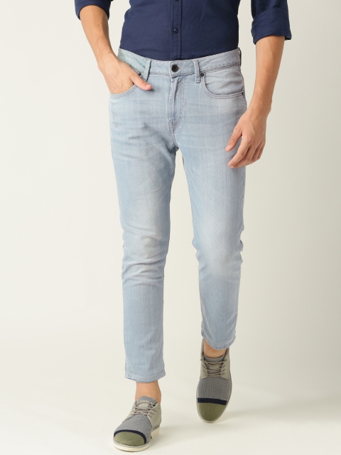 

United Colors of Benetton Men Blue Regular Fit Low-Rise Clean Look Stretchable Jeans