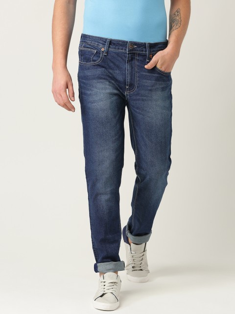 

United Colors of Benetton Men Blue Slim Fit Mid-Rise Clean Look Stretchable Jeans