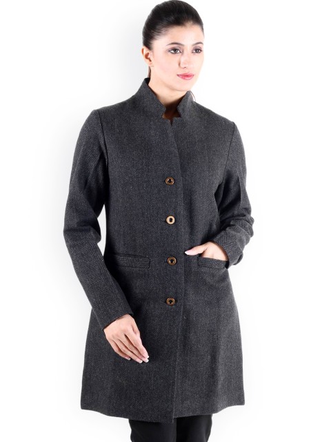 

Owncraft Grey Woollen Long Coat