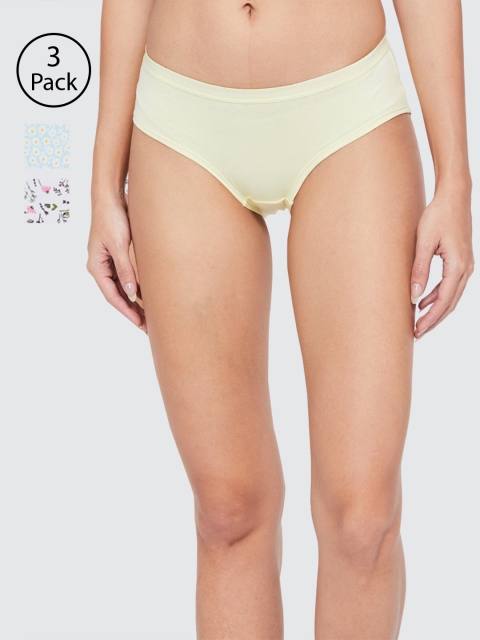 

Ginger by Lifestyle Women Pack of 3 Assorted Hipster Briefs 8903732520513