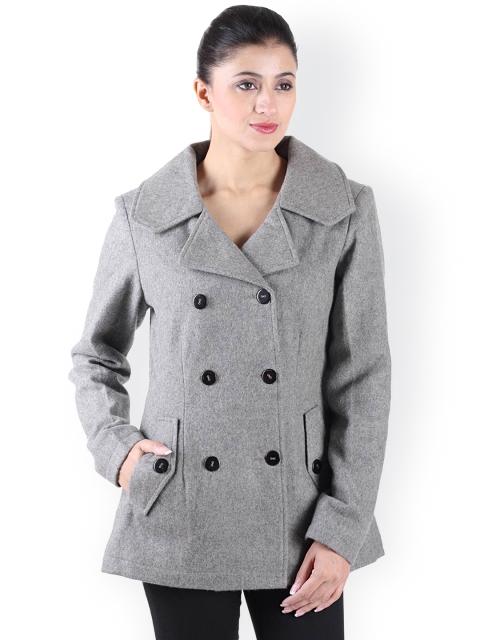 

Owncraft Grey Double Breasted Woollen Coat