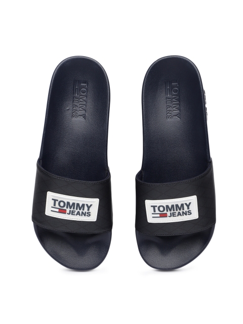 

Tommy Hilfiger Men Black Solid Slip-On