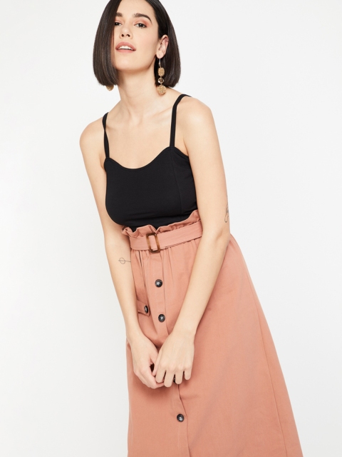 

Ginger by Lifestyle Women Black Solid Bralette Top