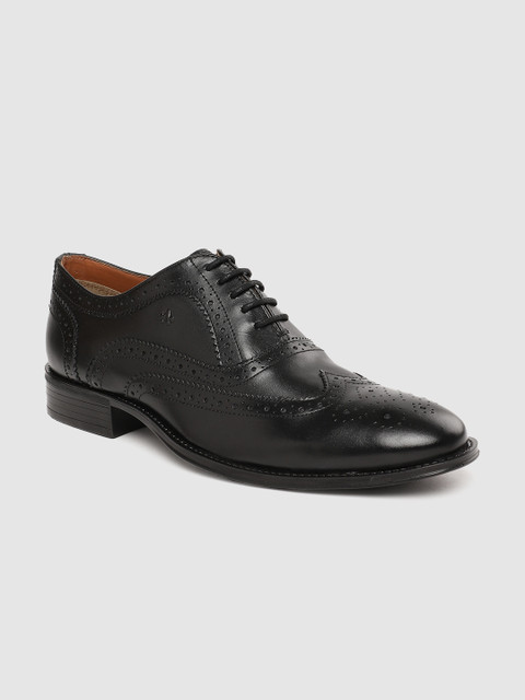 

Arrow Men Black Leather Formal Derbys
