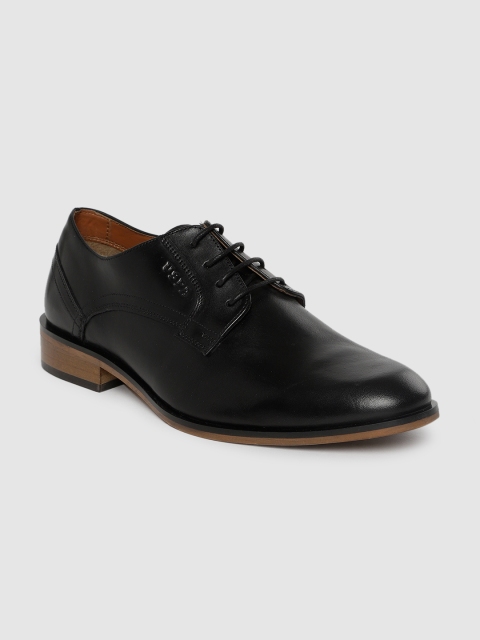 

U.S. Polo Assn. Men Black Solid Derbys