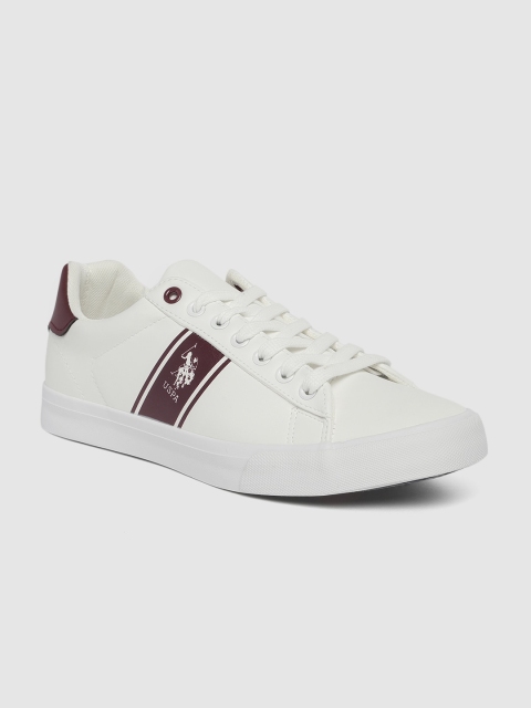 

U.S. Polo Assn. Men Off-White Sneakers