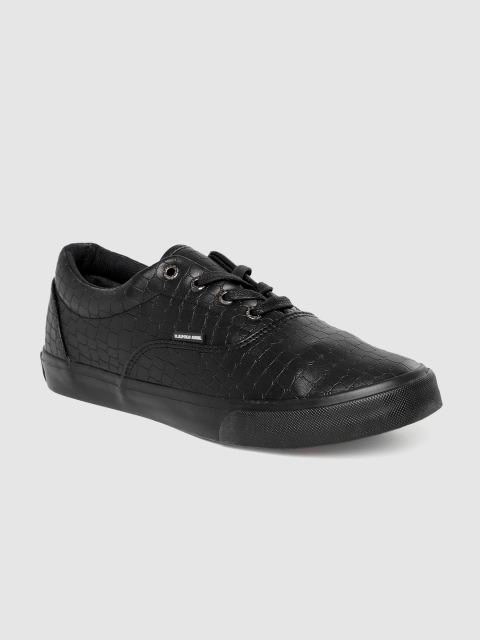 

U.S. Polo Assn. Men Black Textured Sneakers