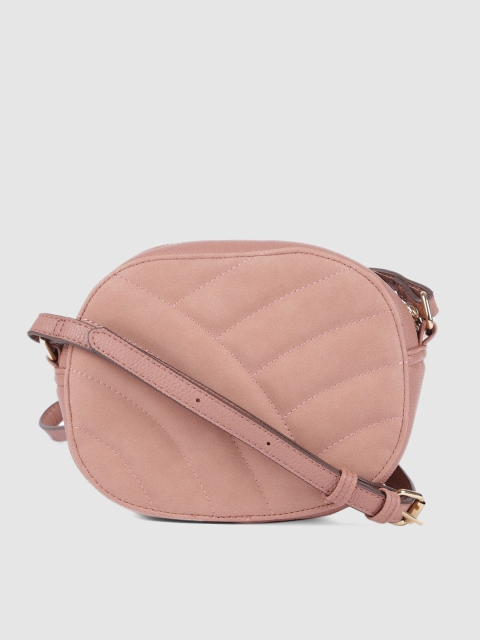 

Accessorize Women Pink Solid Sling Bag