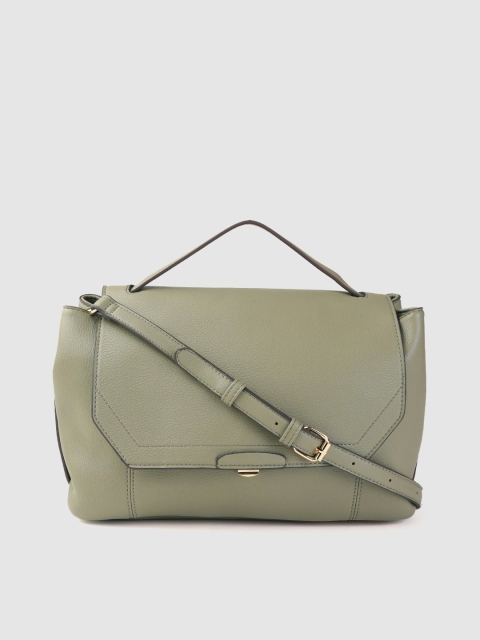 

Accessorize Olive Green Solid Satchel