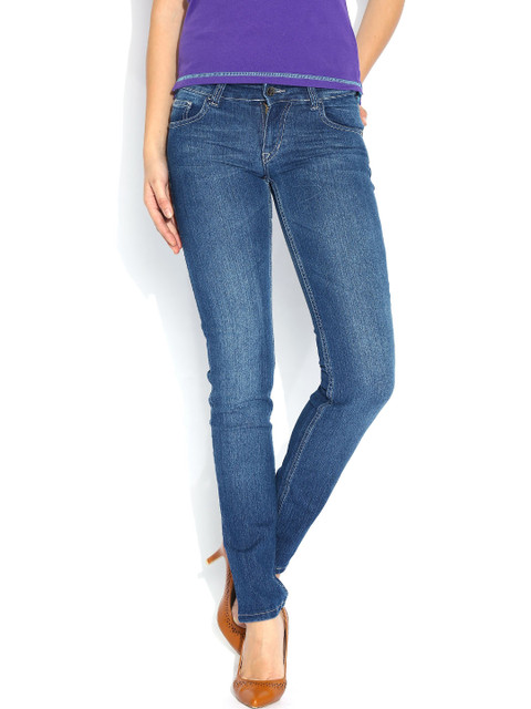 

Flying Machine Blue Veronica Skinny Fit Stretchable Jeans