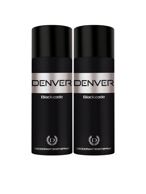 Men Set of 2 Black Code Deodorant Body Sprays
