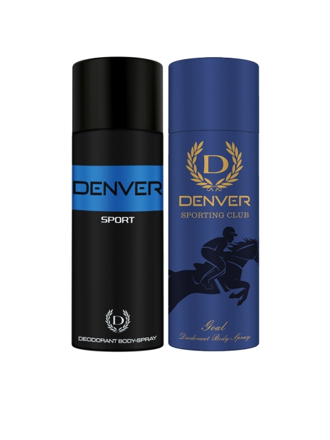 

Denver Men Set of 2 Sporting Club Goal & Blue Sport Deodorant Body Sprays