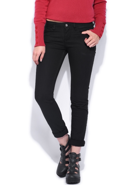 

Flying Machine Black Super Skinny Fit Stretchable Jeans