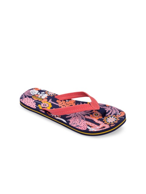 

Chumbak Women Multicoloured Printed Thong Flip-Flops, Multi