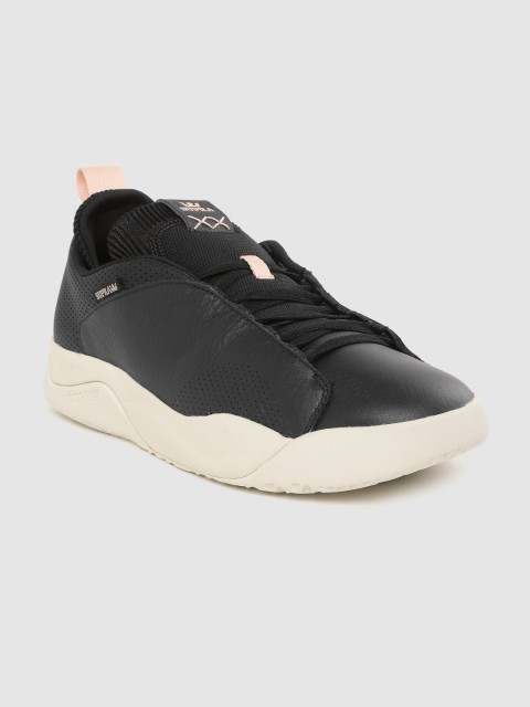 

Supra Men Black Instagate Leather Sneakers