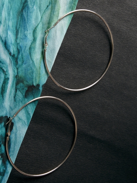 

ZeroKaata Rose Gold Circular Hoop Earrings