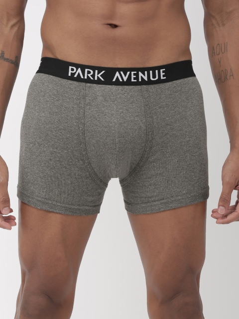 

Park Avenue Underwear Charcoal Grey Solid Low Rise Trunk PZTM00017-G8