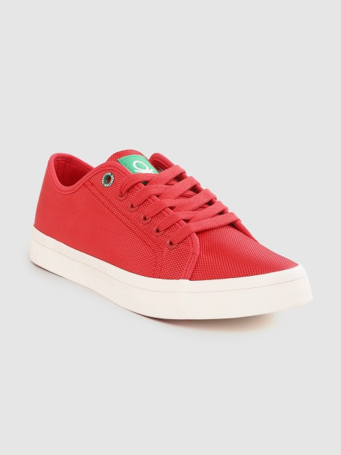 

United Colors of Benetton Men Red Sneakers