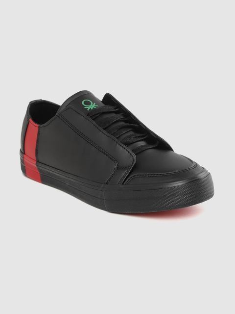 

United Colors of Benetton Men Black Sneakers