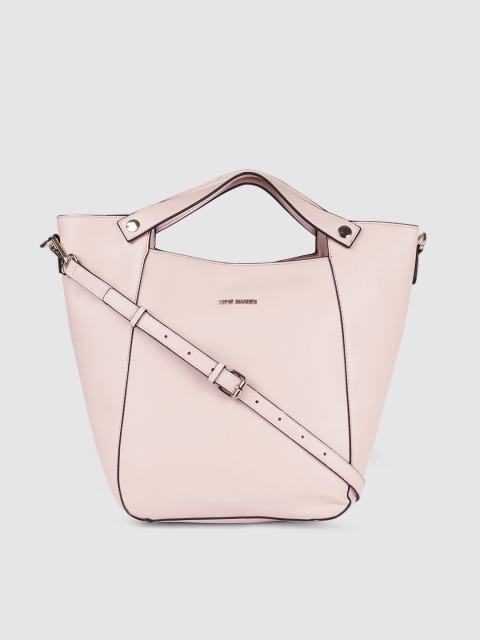 

Steve Madden Pink Solid Handheld Bag