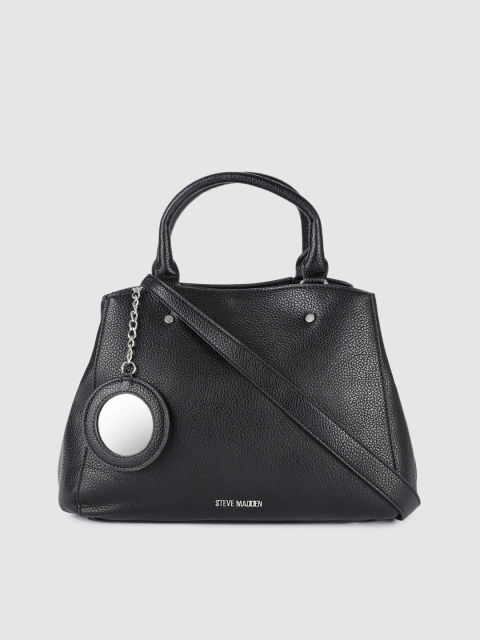 

Steve Madden Black Textured Handheld Bag