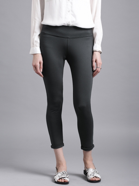 

ETHER Charcoal Grey Four-Way Stretch Trousers