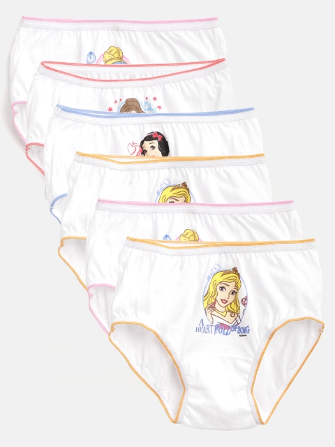 

Bodycare Girls Pack of 6 White Printed Briefs 932ABCDAB-75