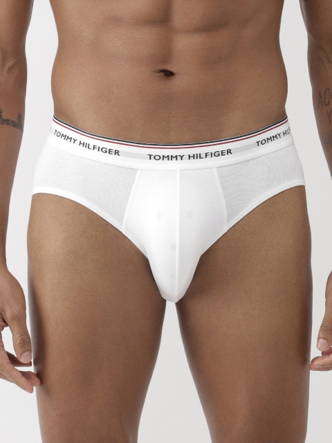 

Tommy Hilfiger Men White Solid Brief A9AB1136