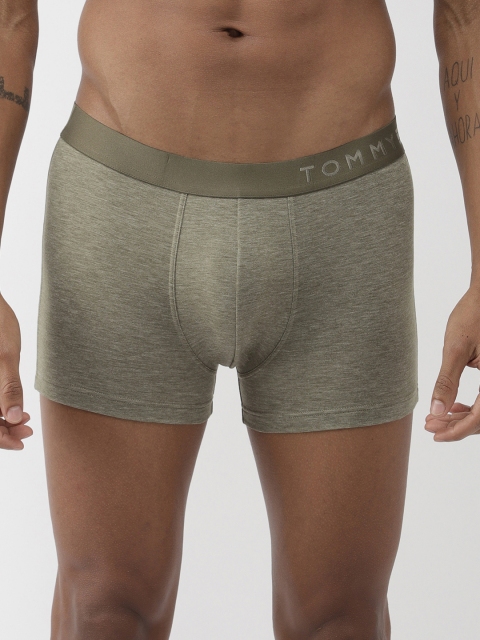 

Tommy Hilfiger Men Olive Green Solid Trunk A9AB4150