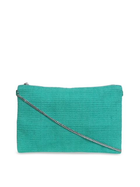 

Diwaah Green Self Design Sling Bag