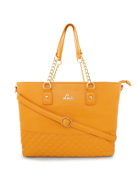 

Lavie Yellow Solid Shoulder Bag