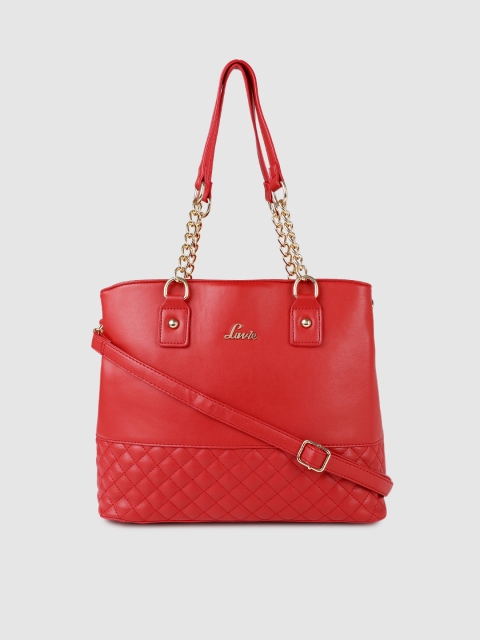

Lavie Red Solid Shoulder Bag