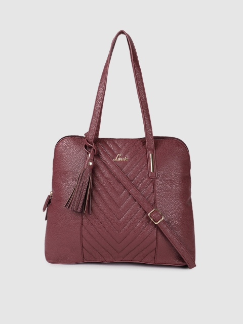 

Lavie Red Solid Shoulder Bag