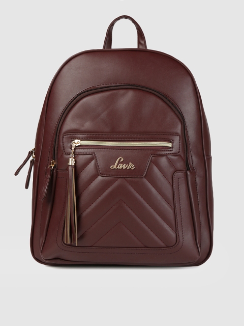 

Lavie Women Brown Solid Backpack