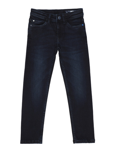 

Allen Solly Junior Boys Blue Skinny Fit Mid-Rise Clean Look Stretchable Jeans