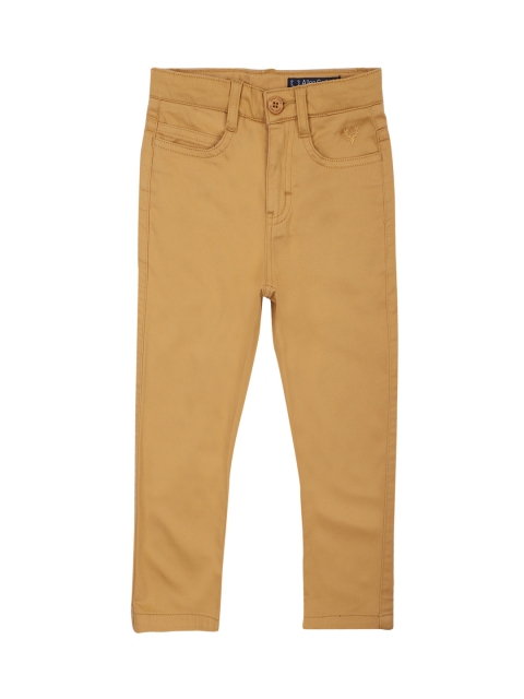 

Allen Solly Junior Boys Beige Slim Fit Solid Regular Trousers