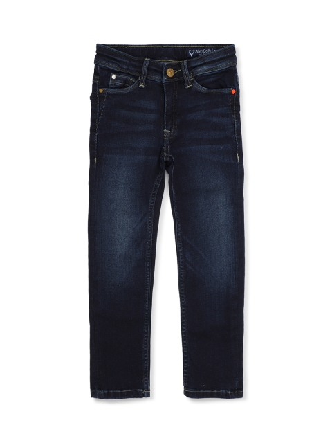 

Allen Solly Junior Boys Blue Skinny Fit Mid-Rise Clean Look Jeans