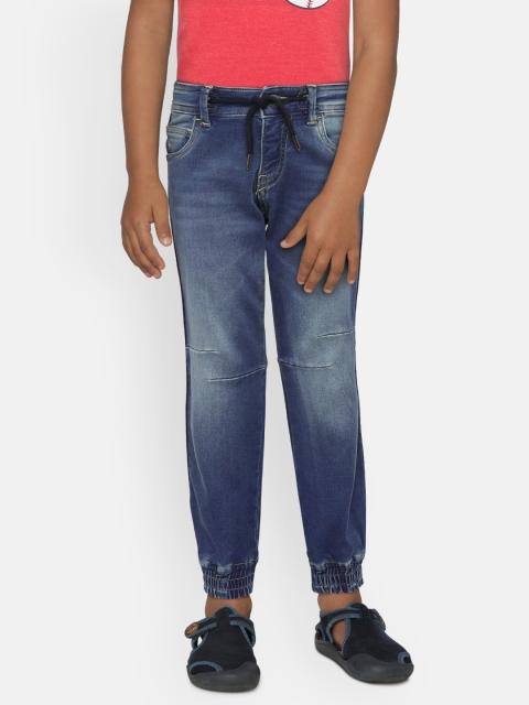 

Allen Solly Junior Boys Blue Skinny Fit Mid-Rise Slash Knee Stretchable Jeans