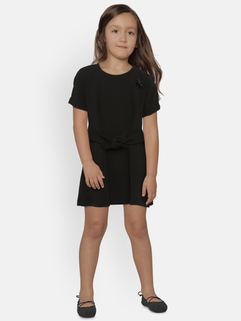 

Allen Solly Junior Girls Black A-Line Dress