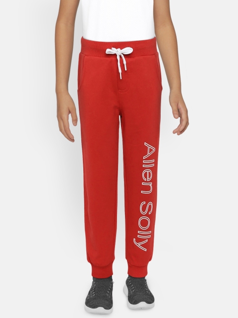 

Allen Solly Junior Boys Red Solid Track Pants