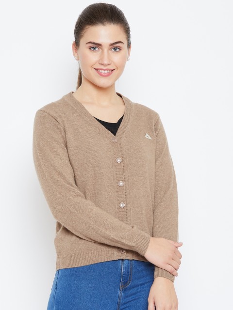 

Monte Carlo Women Beige Solid Cardigan