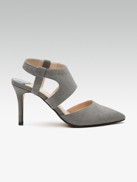 

DOROTHY PERKINS Women Grey Solid Pumps