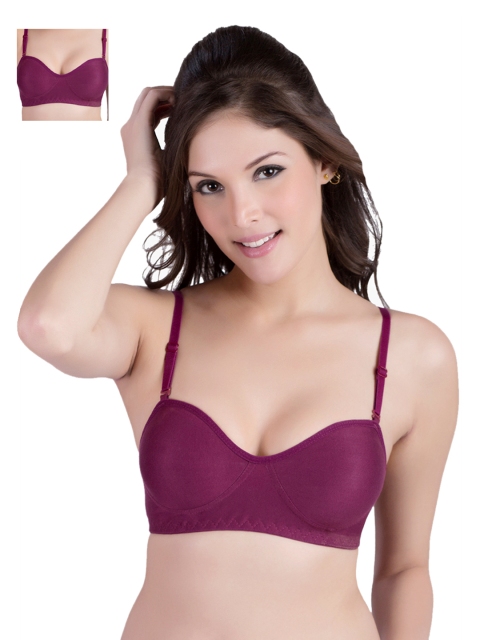 

Tweens Magenta Pack of 2 Demi-Cup T-shirt Bras TW-101-MG-2P-NS-38D