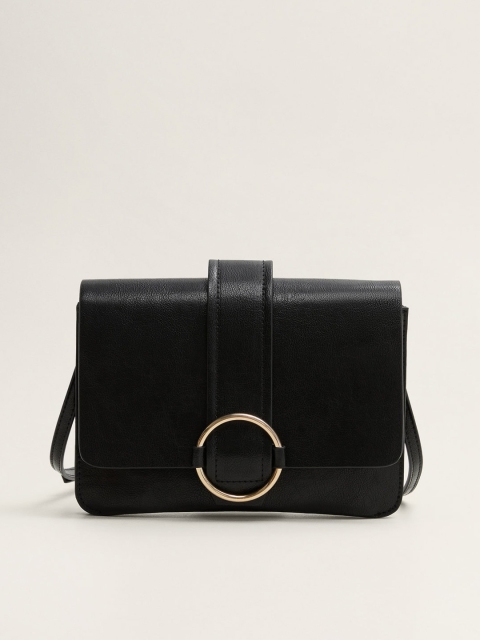 

MANGO Black Solid Sling Bag