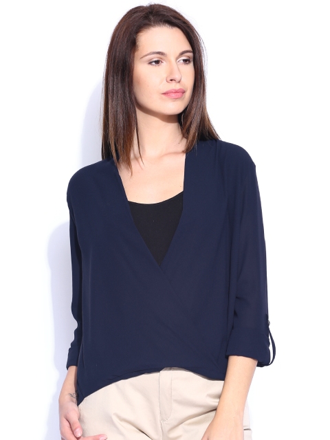 

Tokyo Talkies Navy Top, Navy blue