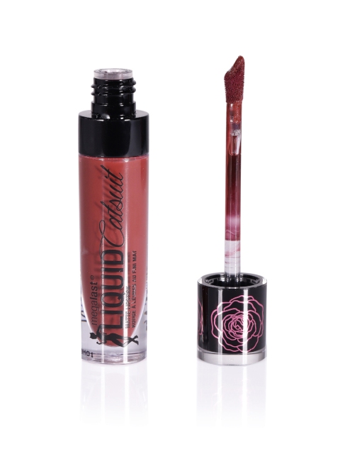 

Wet n Wild Sustainable MegaLast Catsuit Matte Liquid Lipstick Kiss of Death E6878 5.7 g, Brown
