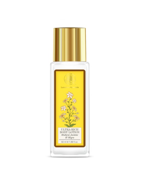 

Forest Essentials Travel Ultra Rich Hand Sustainable Body Lotion - Madurai Jasmine Mogra 50 ml, White