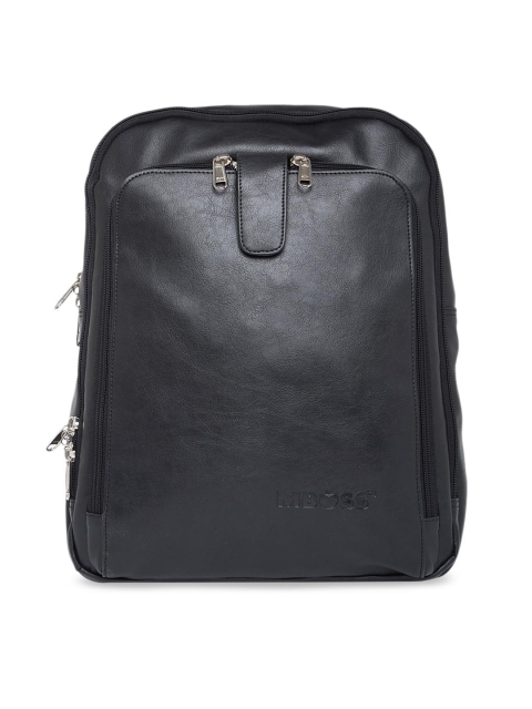

MBOSS Unisex Black Solid Backpack