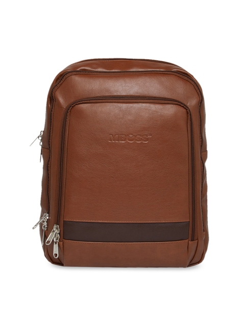 

MBOSS Unisex Brown Solid Backpack